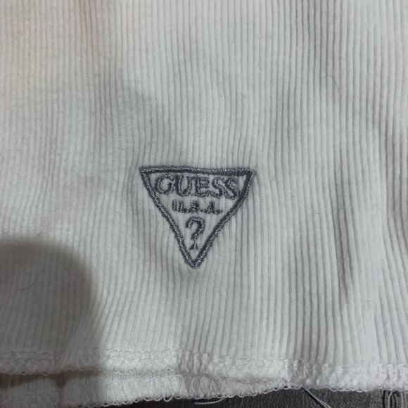 White Vintage long Guess tank top 2000 - Picture 2 of 4